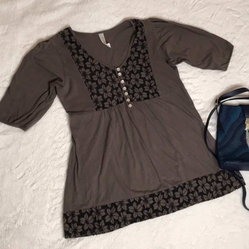 Cotton On Gray Blouse